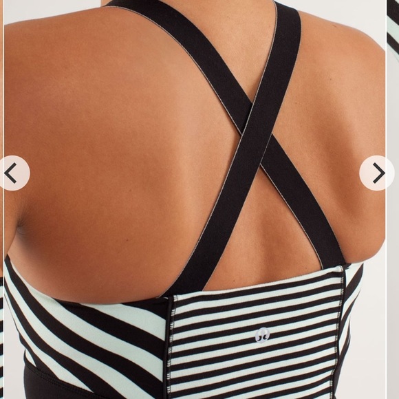 Lululemon Athletica Work It Out Tank stripe top - Picture 5 of 7